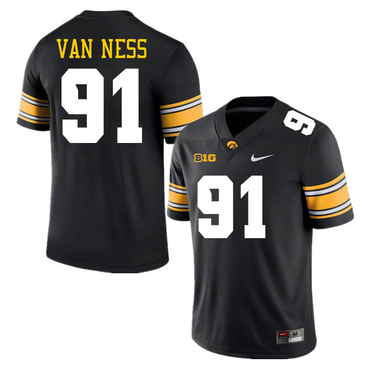 Lukas Van Ness Iowa Jersey,University Of Iowa Hawkeyes Fotoball Uniforms,Jersey,Gears-Black